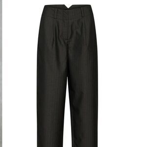NWT Bruuns Bazaar NeedBBMagdalena pants - Grey pin stripe